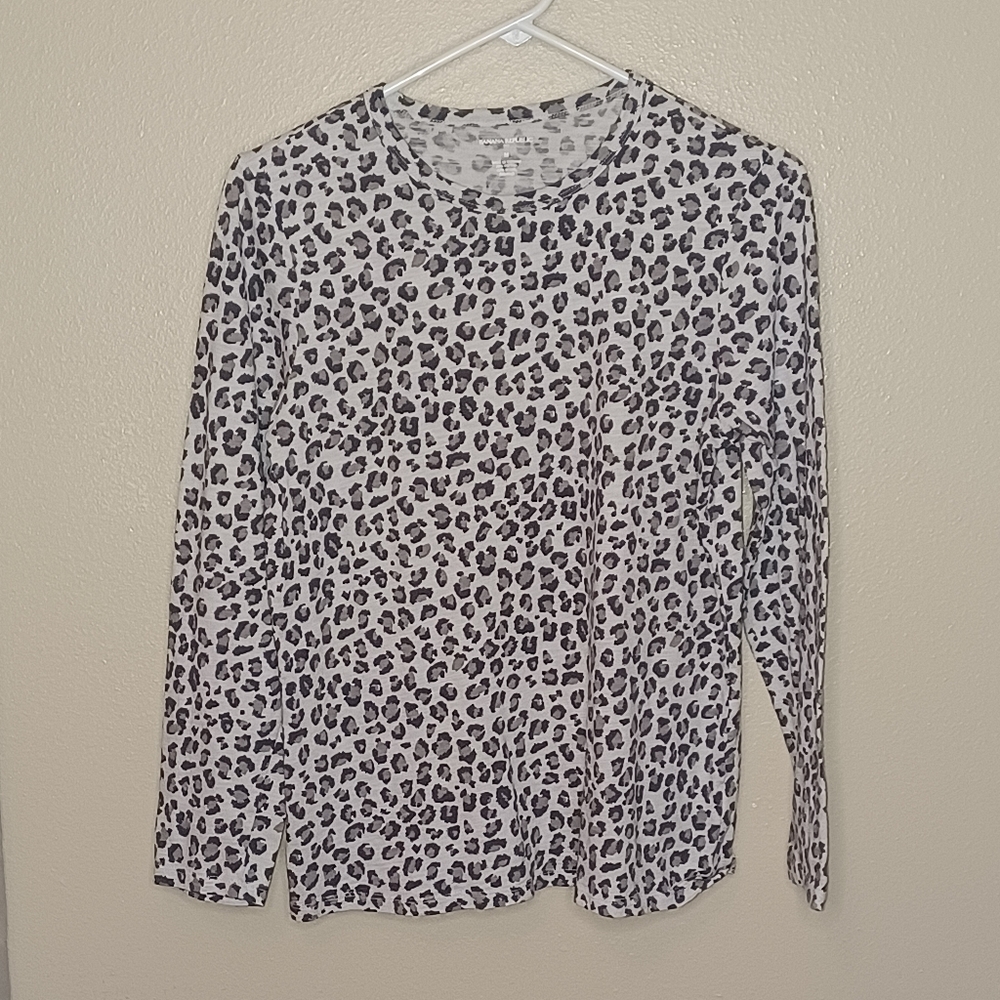 Banana Republic Leopard Knit Top